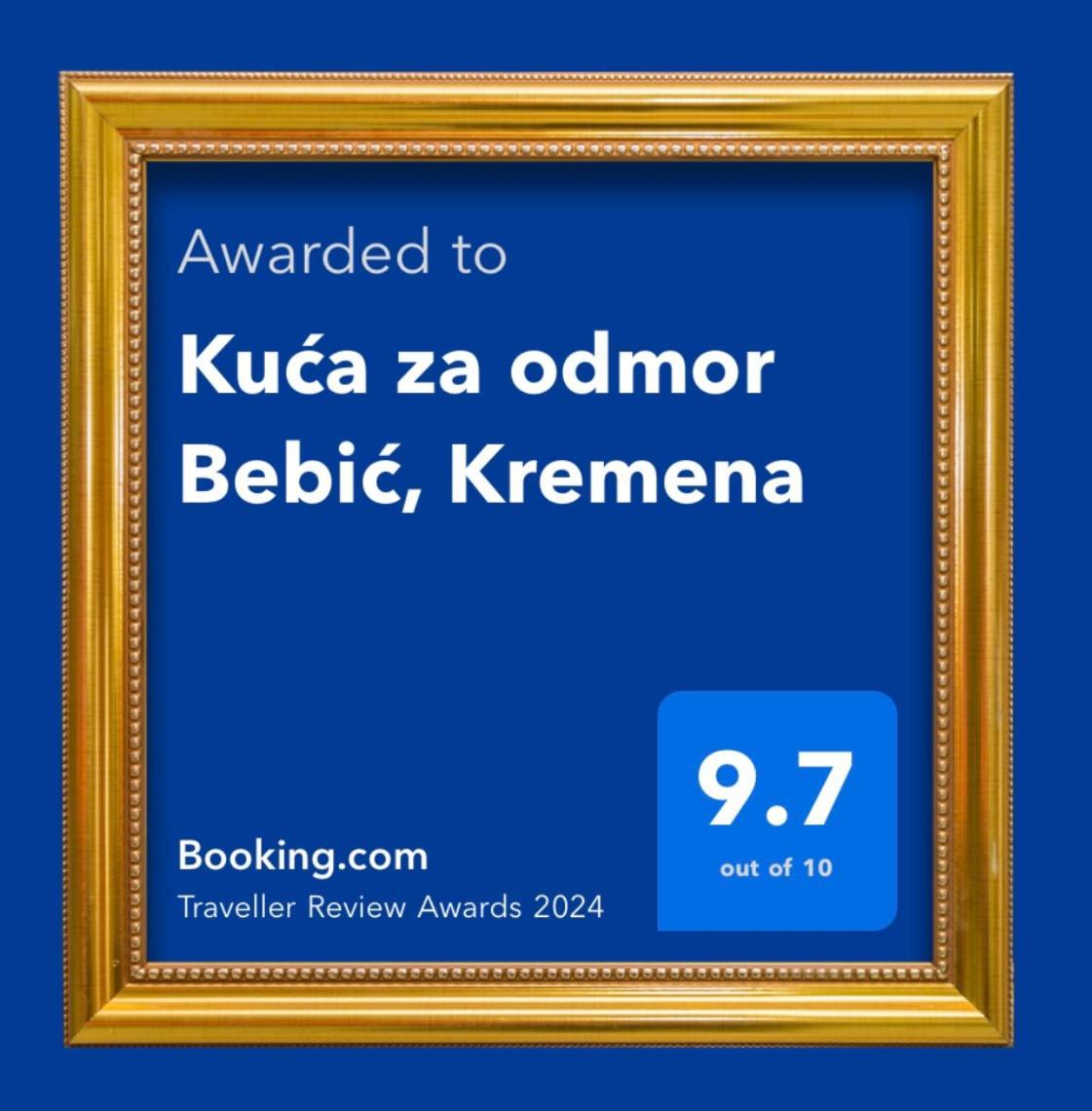 Kuca Za Odmor Bebic, Kremena Villa Klek Exteriör bild